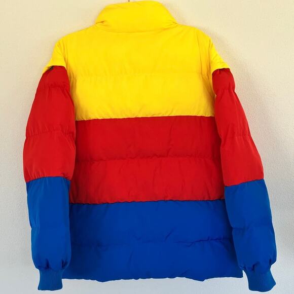 LEGO x Target Colorblock Puffer Jacket Gilet Vest Medium Primary Colors - Picture 4 of 10